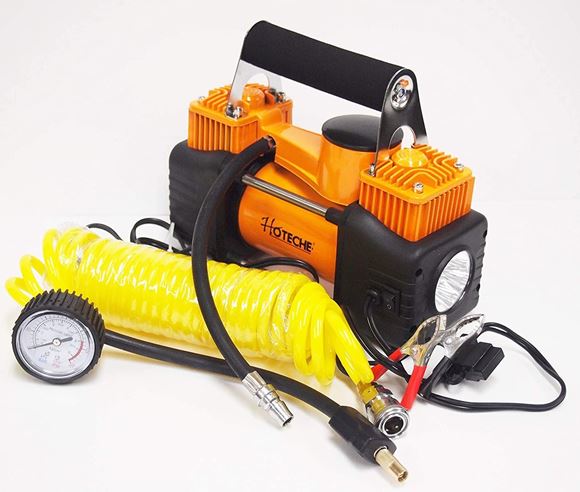 Imagen de Mini compresor de aire 12v /24v trabajo pesado 150 psi max