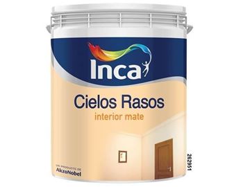Imagen de Cielos rasos 4L Inca Antihongo lata metalica - Ynter Industrial