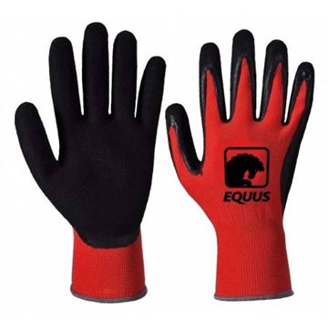 Imagen de Guantes de trabajo Equus palma de nitrilo x 12 pares - Ynter Industrial