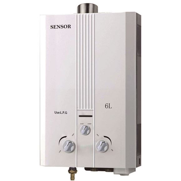 Imagen de Calefon a gas 6 lts  tiro forzado para Interior Sensor  -Ynter Industrial