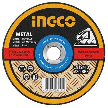 Imagen de Disco corte metal 405 sensitiva 16" x 3.0(1/8") x 25.4(1") Ingco - Ynter Industrial