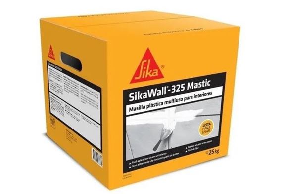 Imagen de Masilla plástica p/yeso SIKAWALL multiuso 25Kg Sika - Ynter Industrial