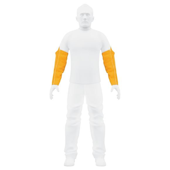 Imagen de Manguitos de cuero carnaza largo 54cm Truper - Ynter Industrial