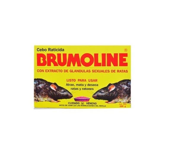 Imagen de Raticida Brumoline 500g caja  - Ynter Industrial