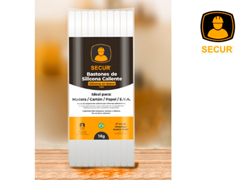 Imagen de Barra silicona caliente fina 7,5 x 300mm 1kg 70un - Ynter