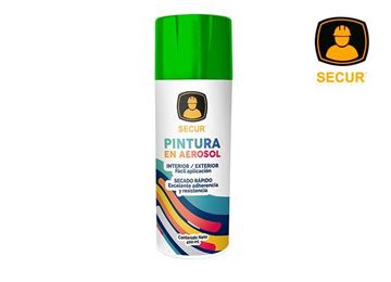 Imagen de Pintura en aerosol verde hoja 400 ml Secur - Ynter Industrial