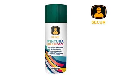 Imagen de Pintura en aerosol verde ingles 400 ml Secur - Ynter Industrial