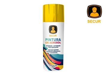 Imagen de Pintura en aerosol amarillo canario 400 ml Secur - Ynter Industrial