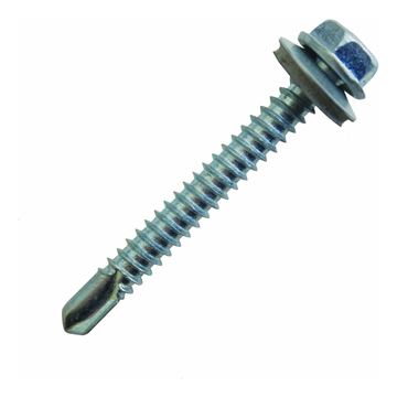 Imagen de Tornillo hexagonal Patta acero inox. punta mecha 5.5 x 19 200 uni-Ynter Industrial