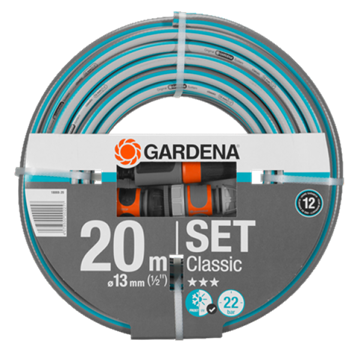 Imagen de Manguera classic 20M 1/2" con kit de riego Gardena - Ynter Industrial