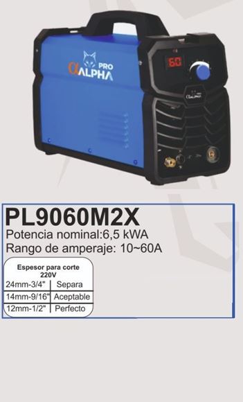 Imagen de Cortadora de plasma Alpha Pro Inverter 10 -60A -Ynter Industrial