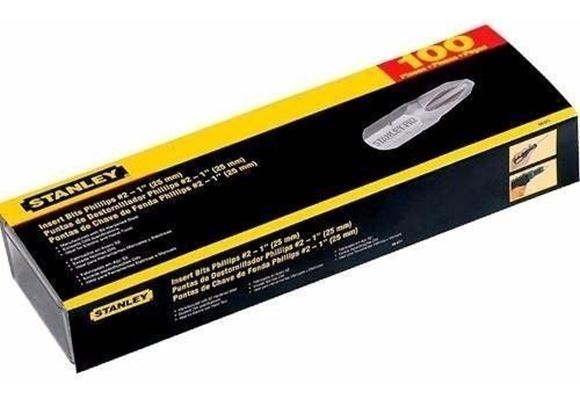 Imagen de Caja con 100 puntas Phillips PH2 x 25mm Dewalt - Ynter Industrial