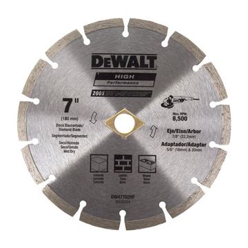 Imagen de Disco diamantado Dewalt 180mm segmentado - Ynter Industrial