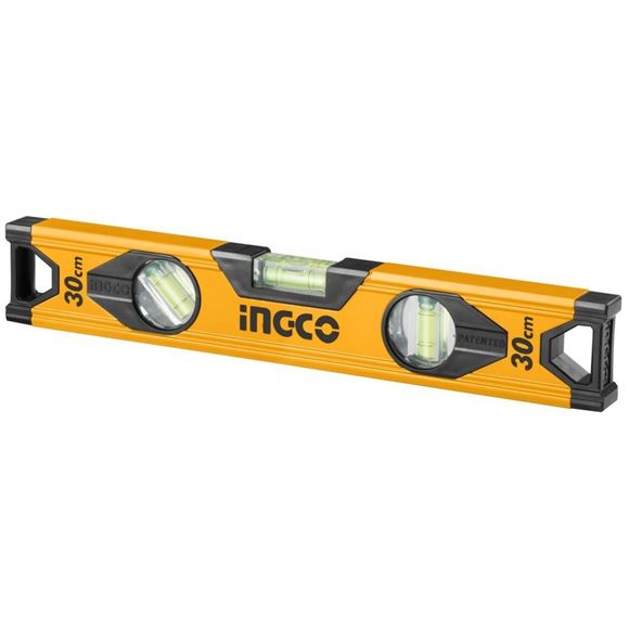 Imagen de Nivel aluminio 30cm amarillo Ingco- Ynter Industrial