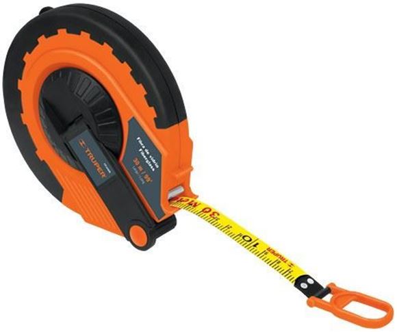 Imagen de Cinta larga fibra de vidrio c/estuche plástico 50m Truper TP-50ME - Ynter Industrial