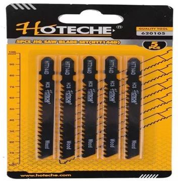 Imagen de Hojas sierra para calar madera 5 piezas Hoteche HTT144D - Ynter Industrial