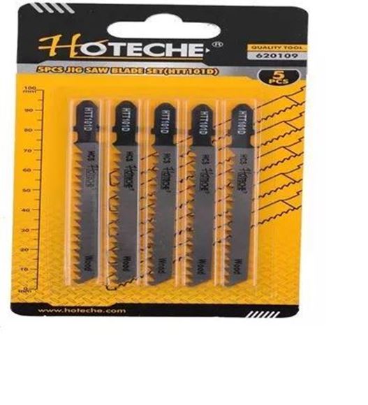 Imagen de Hojas sierra para calar madera 5 piezas Hoteche HTT101D - Ynter Industrial