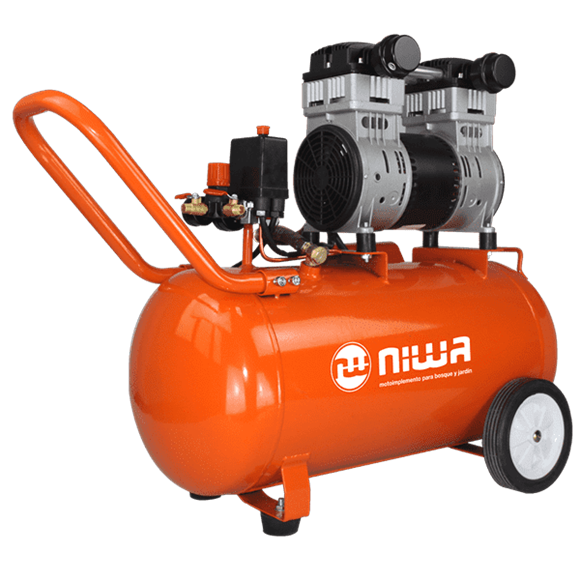 Imagen de Compresor Niwa - HUSQVARNA Silencioso Libre de Aceite 50Lts -Ynter