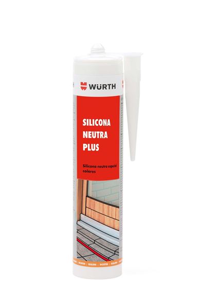 Imagen de Silicona Wurth 280 grs Neutra Blanca  x 24unid - Ynter