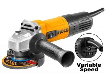 Imagen de Amoladora 4 1/2" 900W Vel. Variable Ingco - Ynter Industrial