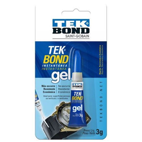 Imagen de Pegamento La Gotita Gel Tek Bond Instantanea - Ynter