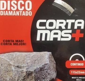 Imagen de Disco Diamantado Continuo 115mm Cortamas - Ynter