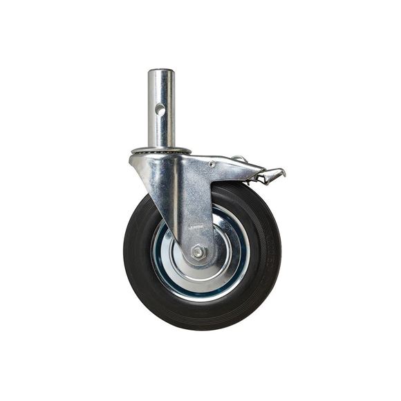 Imagen de Rueda Para Andamio c/freno 200 x 40mm Tuboi 44mm  - Ynter