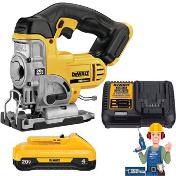 Imagen de Caladora Dewalt 20v Max + Bat  4ah + Cargador - Ynter