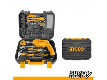 Imagen de Taladro Percutor 680w + Herramientas + Maletín Ingco - Ynter