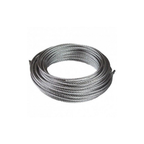 Imagen de Linga Cable De Acero Galvanizado 2mm 5/64pLG X200mt -ynter