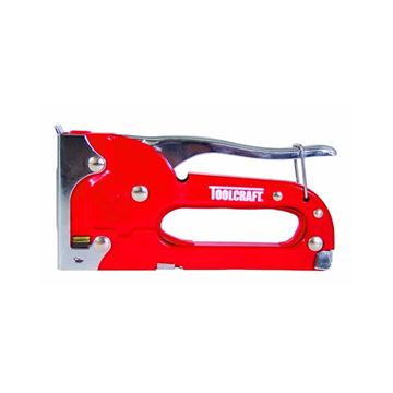 Imagen de Engrapadora Profesional T-21 Roja Toolcraft Tc0588 - Ynter