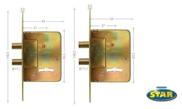 Imagen de Cerrojo Star combinado 200 S Original x2un - Ynter Ind