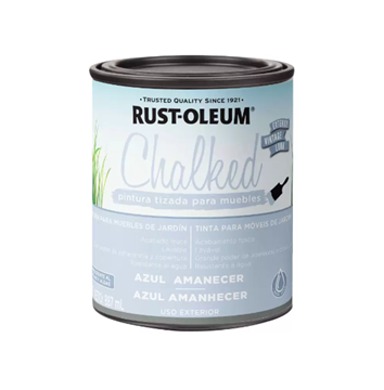 Imagen de Pintura Brochable Rust-Oleum Para Uso Exterior Azul Amanecer 0.887L - Ynter Industrial