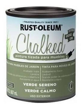 Imagen de Pintura Brochable Rust-Oleum Para Uso Exterior Verde Sereno 0.887L - Ynter Industrial