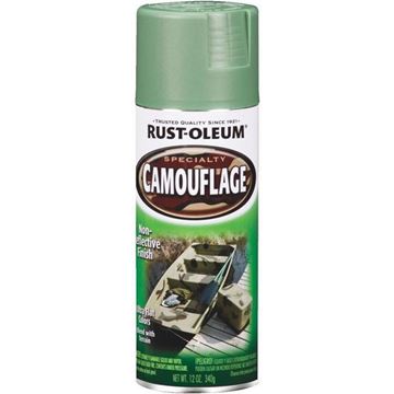 Imagen de Aerosol Rust-Oleum Camuflado Mate Verde Militar 340Grs – Ynter Industrial