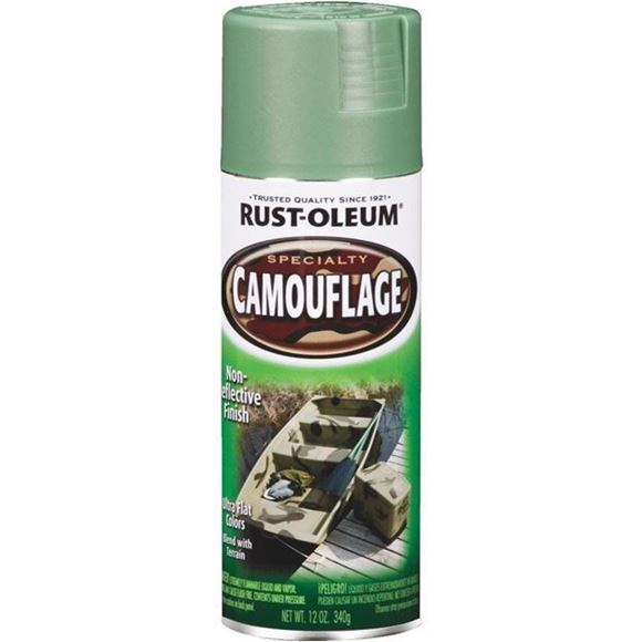 Imagen de Aerosol Rust-Oleum Camuflado Mate Verde Militar 340Grs – Ynter Industrial