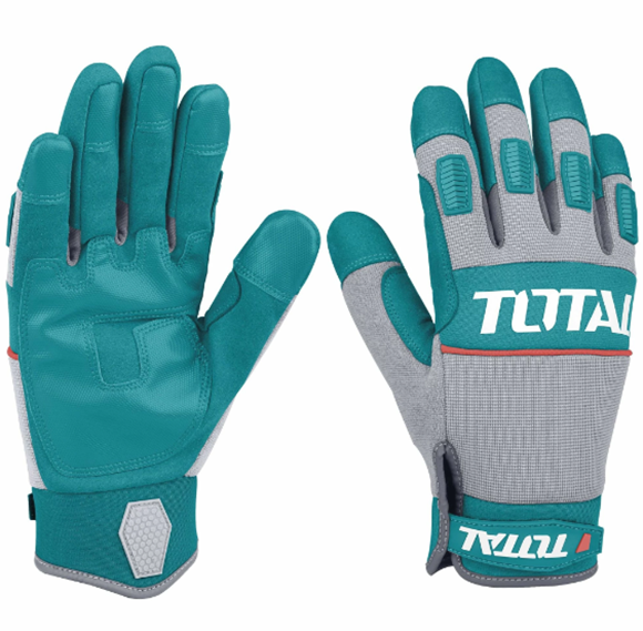 Imagen de Guantes Reforzado Para Mecánico Total XL Ynter - Industrial