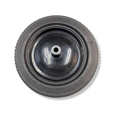 Imagen de Rueda Carretilla Maciza Industrial 36cm X 7cm Eje19mm -ynter