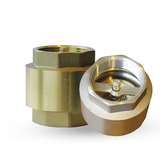 Imagen de Valvula de Retencion Medio Fondo Bronce 1" - Ynter Industrial