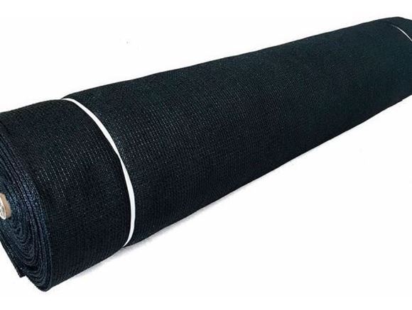 Imagen de Malla Sombra Negra 80% 10mts x 4mts altura- Ynter