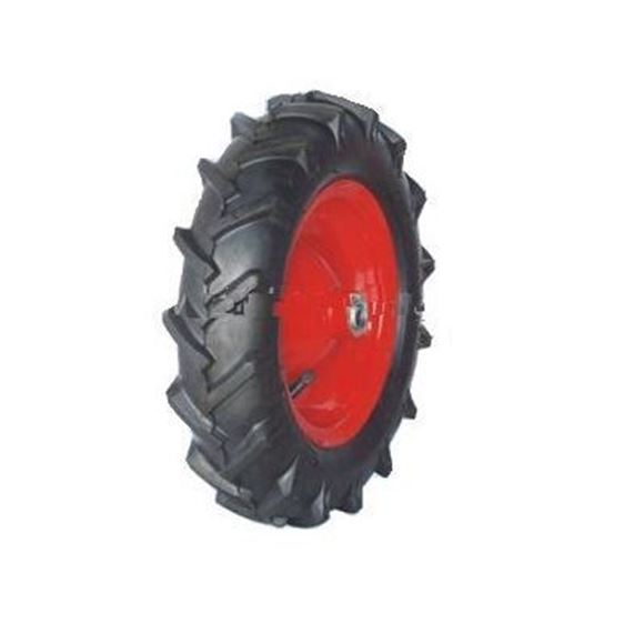 Imagen de Rueda Inflable PR1626 de 16″ x 3-1/2 Tipo Tractor C/Eje de 16mm - Ynter Industrial