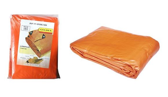 Imagen de Lona Impermeable Naranja 3 x 2m 175gr x m2 Goldex - Ynter Industrial