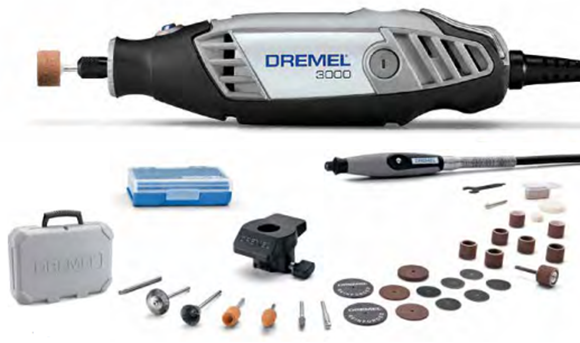 Imagen de Minitorno Dremel 3000 + 30 Accesorios Bosch - Ynter Industrial