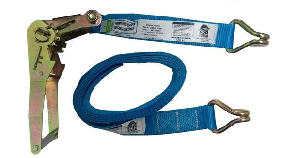 Imagen de Cinta Catraca Sky 25mm X 6mts Azul - Ynter Industrial