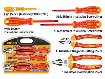 Imagen de Set Juego 6 Herramientas Aisladas Ingco HKIST3061 - Ynter Industrial
