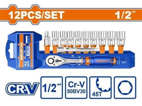 Imagen de Set Dados Y Crique 1/2" Wadfow - Ynter Industrial