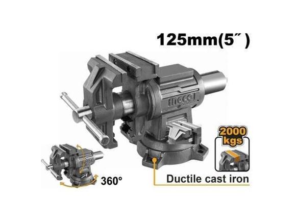 Imagen de Morza Banco 5" 125mm Ingco HBV085 - Ynter Industrial