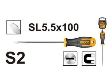 Imagen de Destornillador Imantado Paleta 5.5 X 5mm X Largo 10cm Ingco Ynter