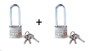 Imagen de Candado Acero Niquelado 30mm Largo Trancamas X2 - Ynter