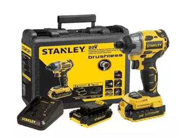 Imagen de Atornillador De Impacto Stanley Xr + 2 Bat 20v + Maletin - Ynter Industrial